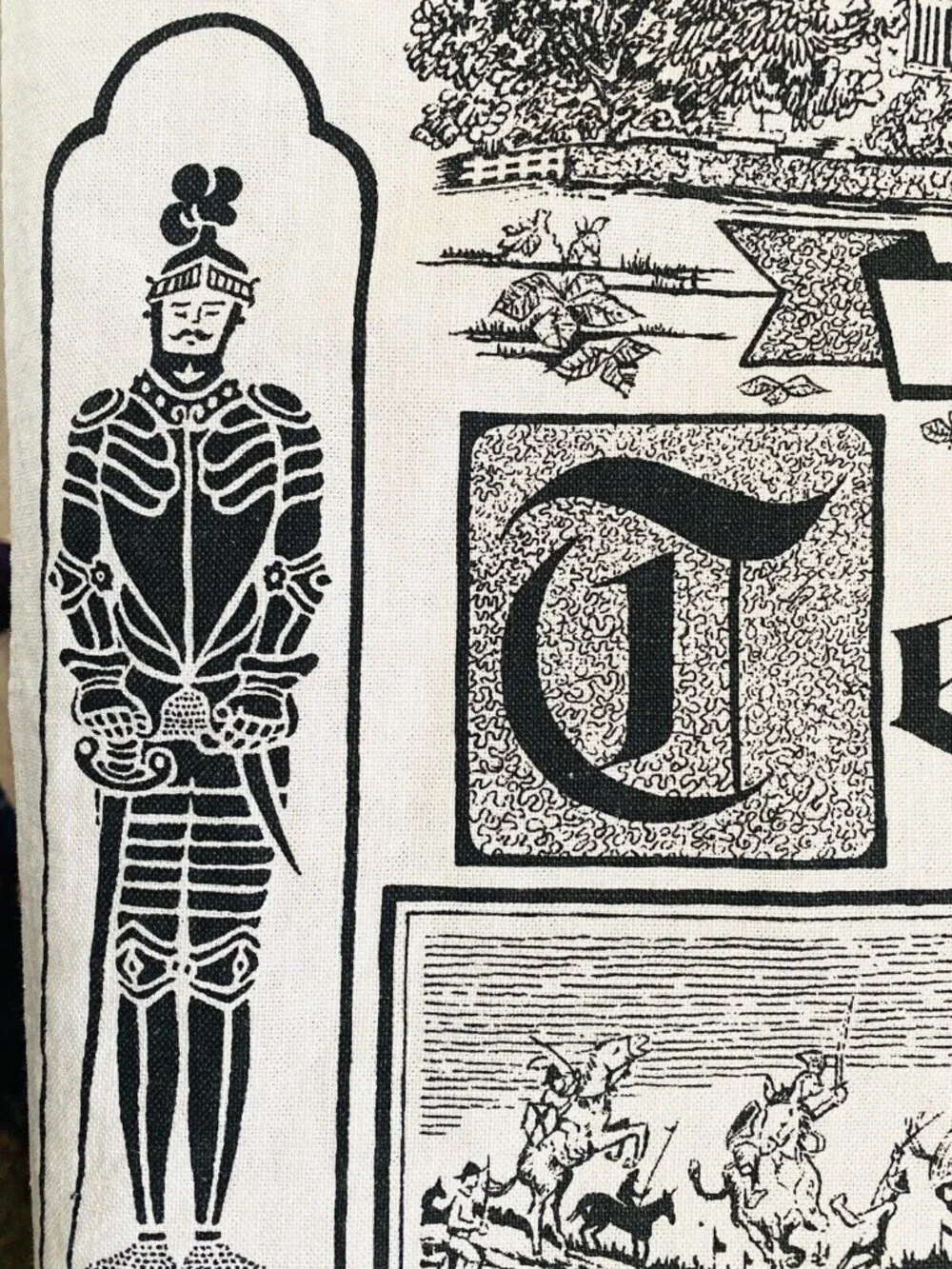 The Abbey & Battle Of Tewksbury Tea Towel